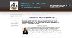 Desktop Screenshot of pontchartrainlaw.com